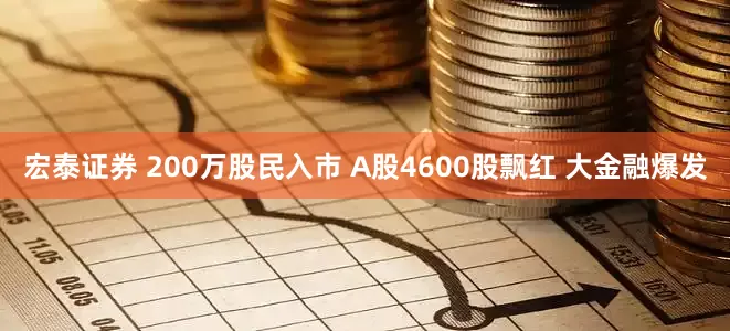宏泰证券 200万股民入市 A股4600股飘红 大金融爆发
